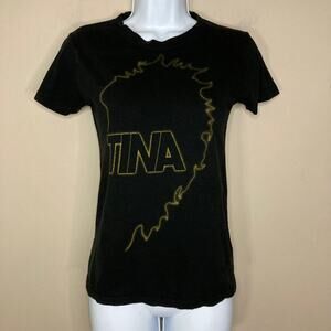 Tina Turner Black Graphic T Shirt Size Small 2008 Tour Merchandise Live Nation